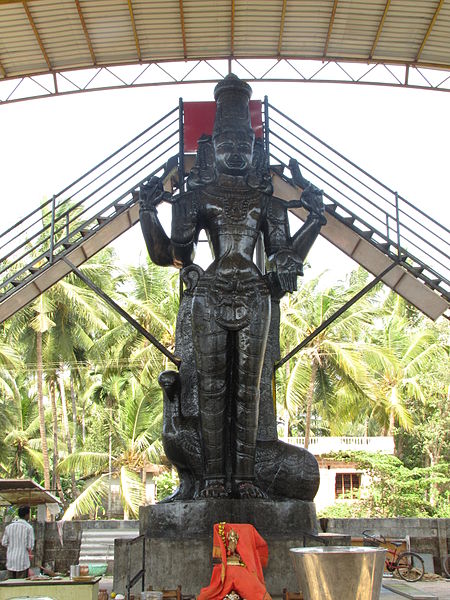 Bannanje_Sri_Shaneeswara_23_feet_Statue_Udupi