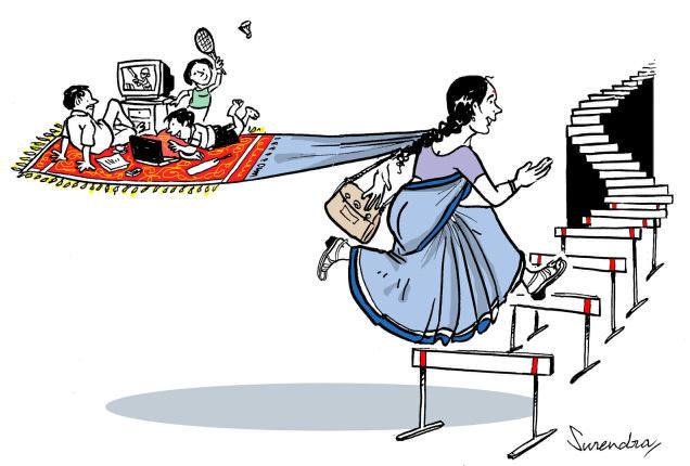 A Working Indian Mother http://www.thehindu.com/opinion/open-page/the-working-mother-a-winner-all-the-way/article2354405.ece